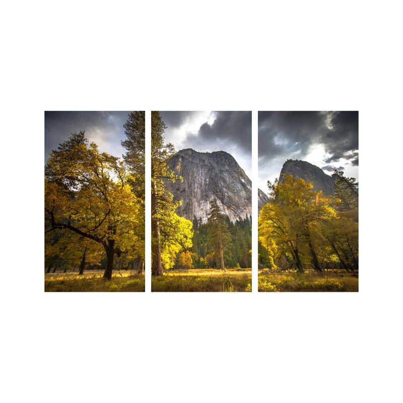 Set tablouri Multicanvas 3 piese 150x90 cm, peisaj 62
