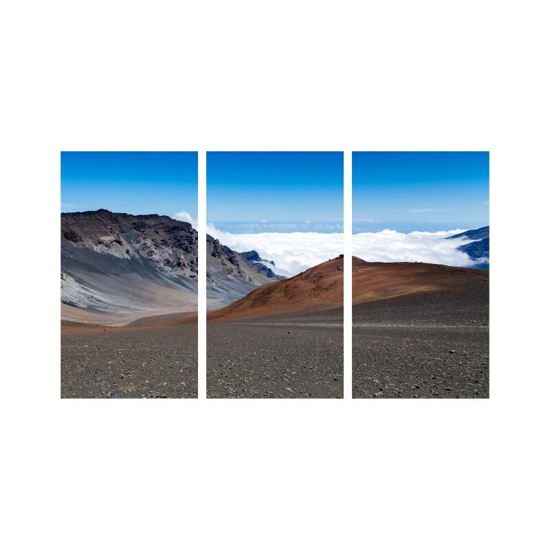 Set tablouri Multicanvas 3 piese 150x90 cm, peisaj 28