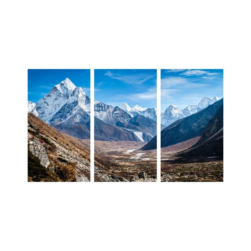 Set tablouri Multicanvas 3 piese 150x90 cm, peisaj 4