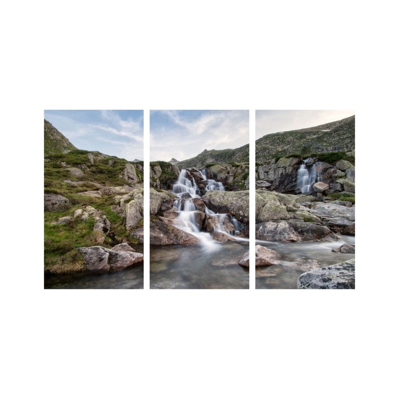 Set tablouri Multicanvas 3 piese 150x90 cm, peisaj 140