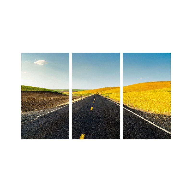 Set tablouri Multicanvas 3 piese 150x90 cm, peisaj 58