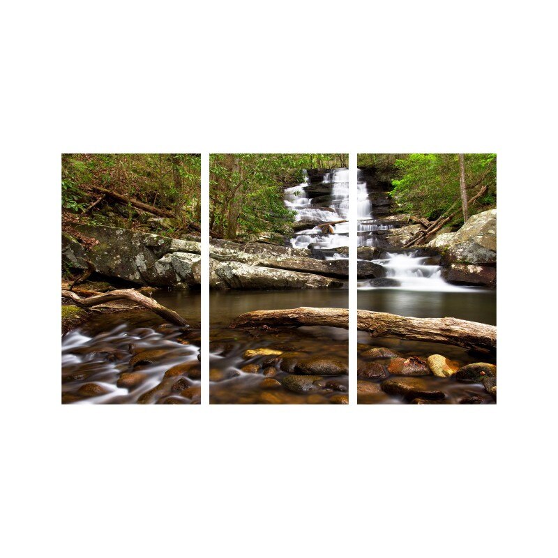 Set tablouri Multicanvas 3 piese 150x90 cm, peisaj 72