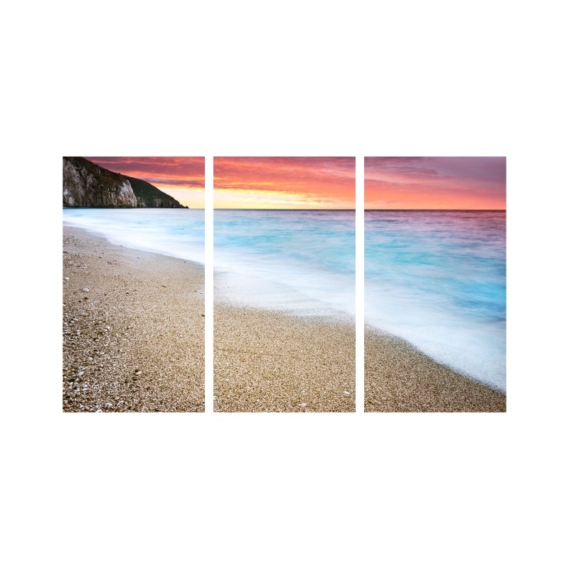 Set tablouri Multicanvas 3 piese 150x90 cm, peisaj 86