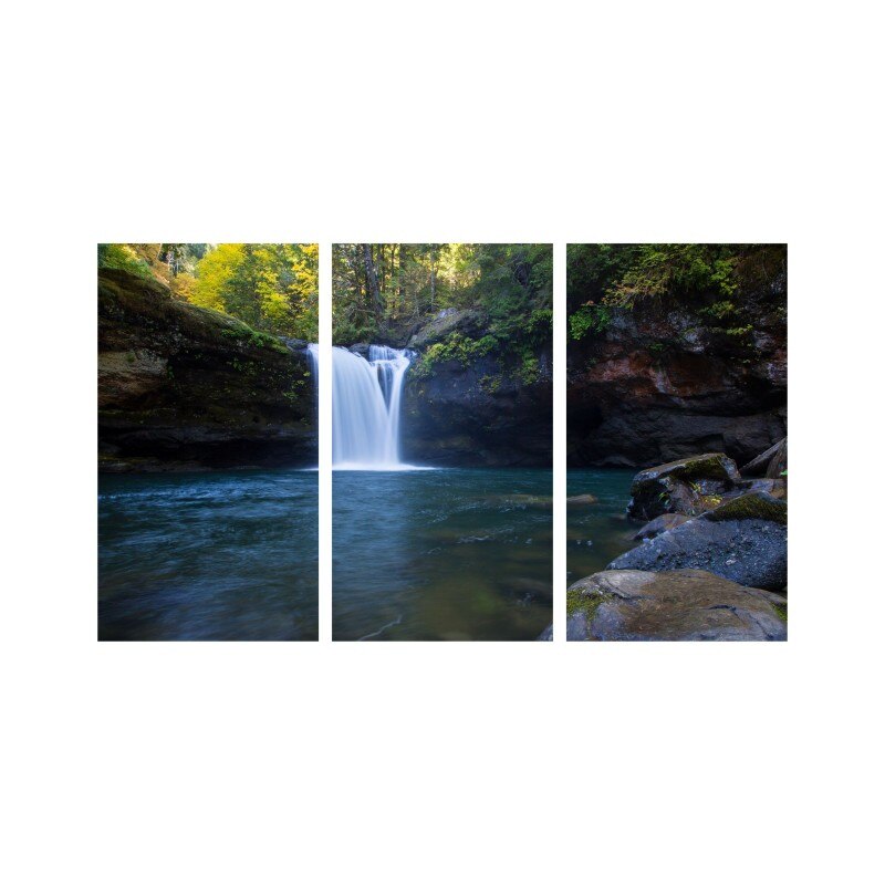 Set tablouri Multicanvas 3 piese 150x90 cm, peisaj 124