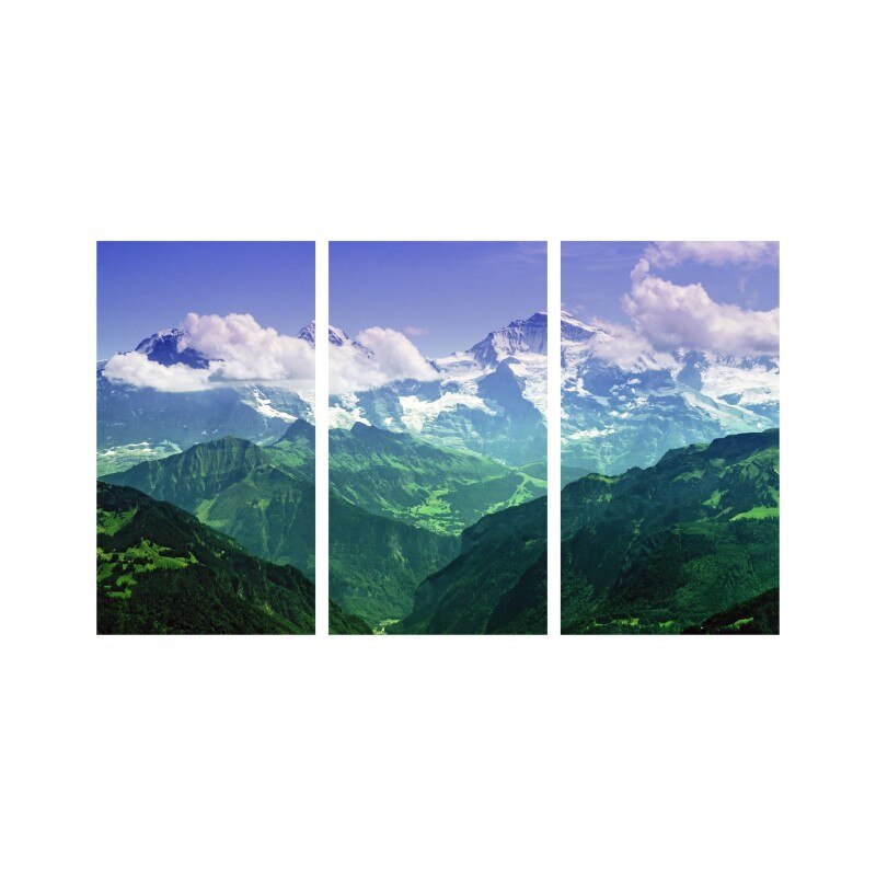 Set tablouri Multicanvas 3 piese 150x90 cm, peisaj 30