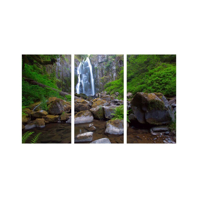 Set tablouri Multicanvas 3 piese 150x90 cm, peisaj 130