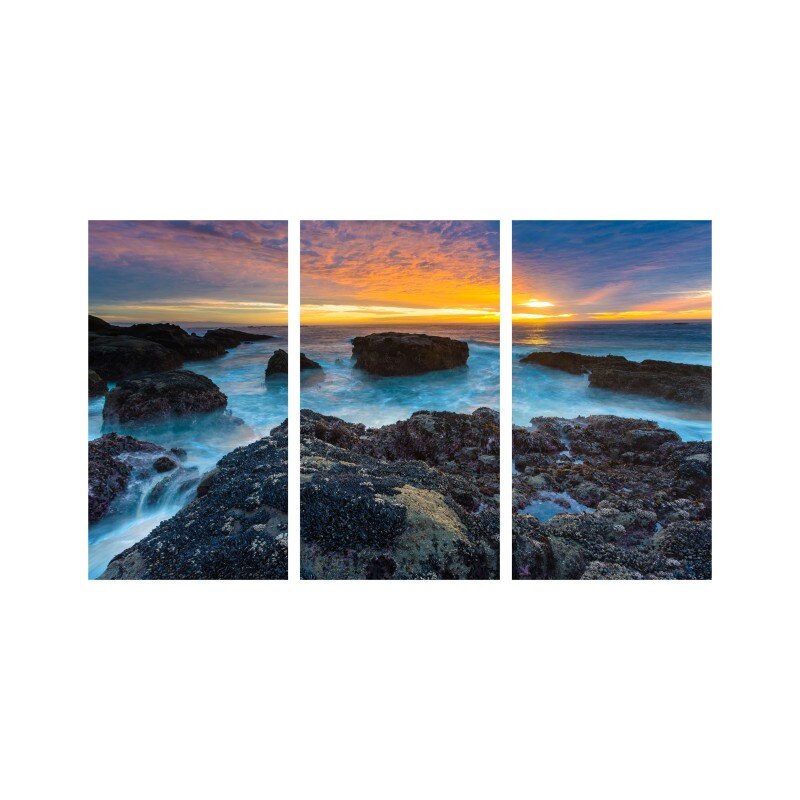 Set tablouri Multicanvas 3 piese 150x90 cm, peisaj 116