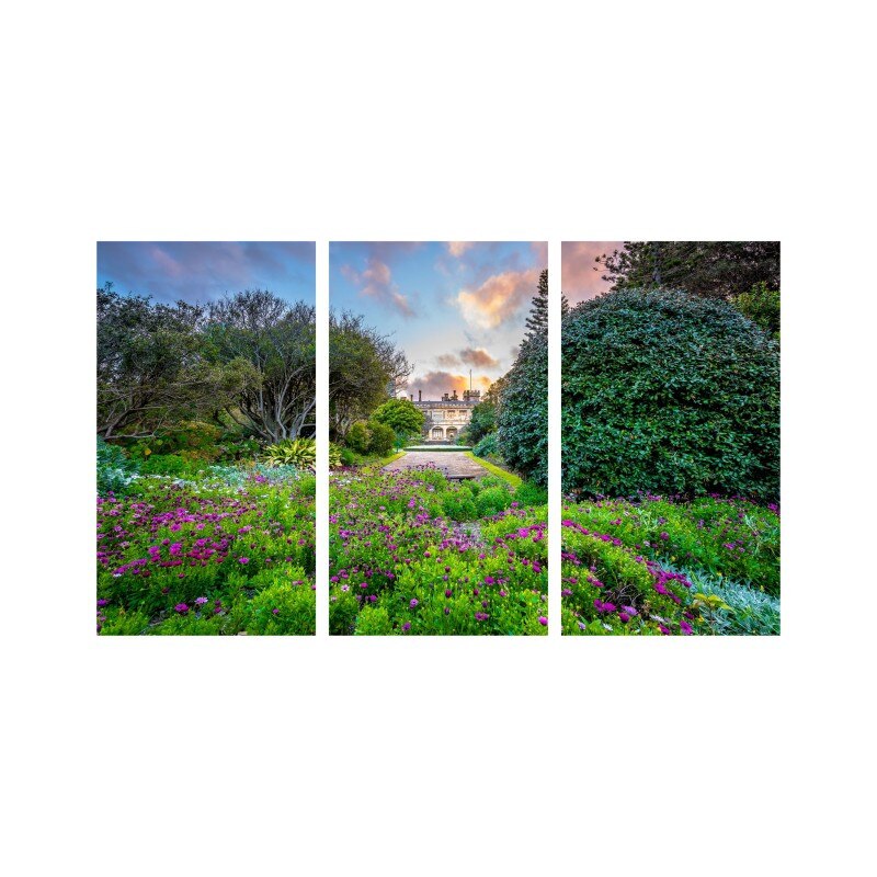 Set tablouri Multicanvas 3 piese 150x90 cm, peisaj 65