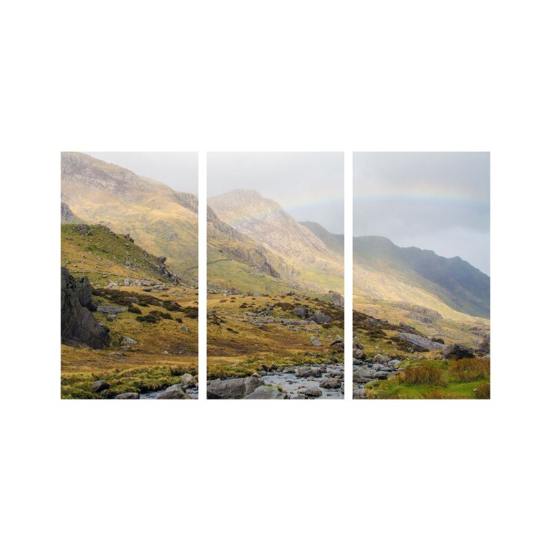 Set tablouri Multicanvas 3 piese 150x90 cm, peisaj 52