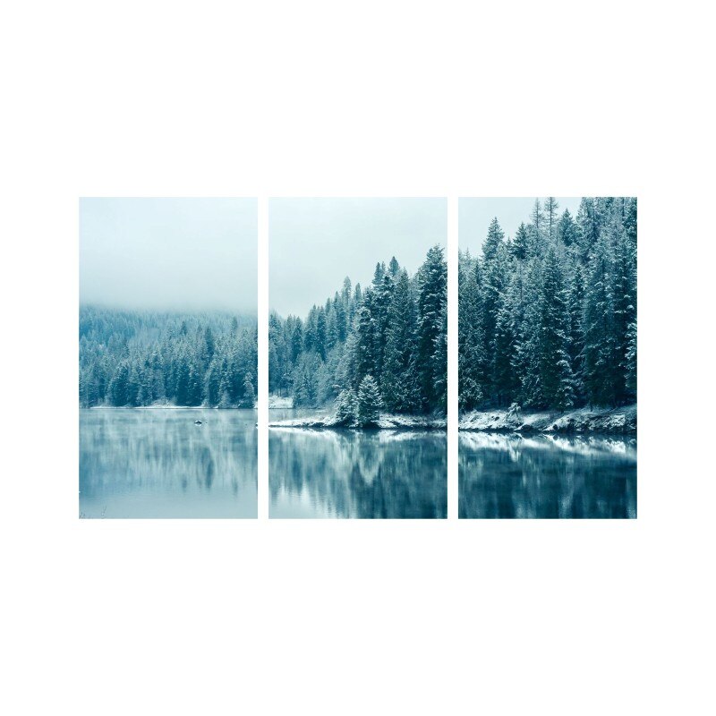 Set tablouri Multicanvas 3 piese 150x90 cm, peisaj 41