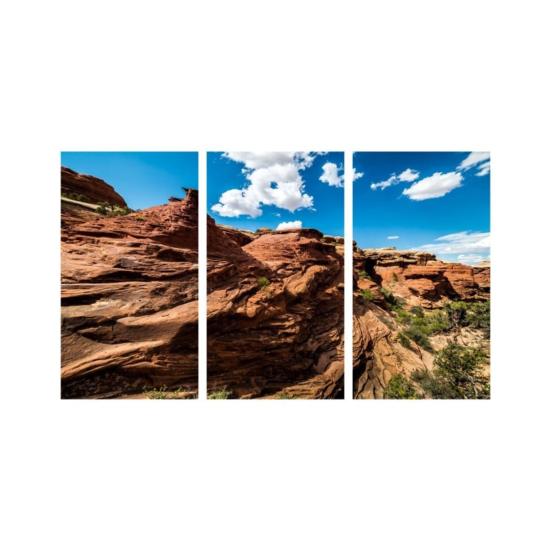 Set tablouri Multicanvas 3 piese 150x90 cm, peisaj 132