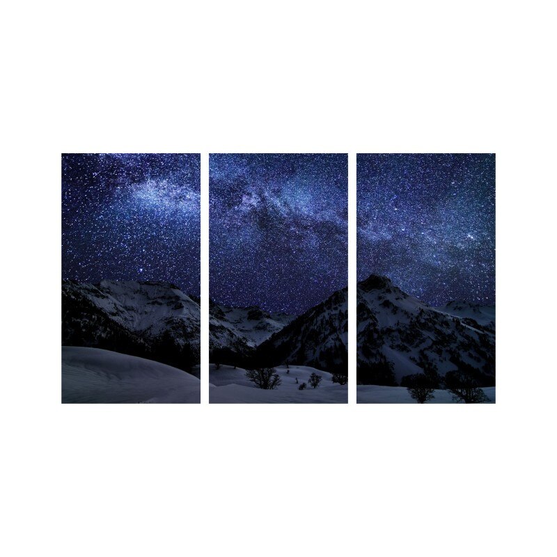 Set tablouri Multicanvas 3 piese 150x90 cm, peisaj 43