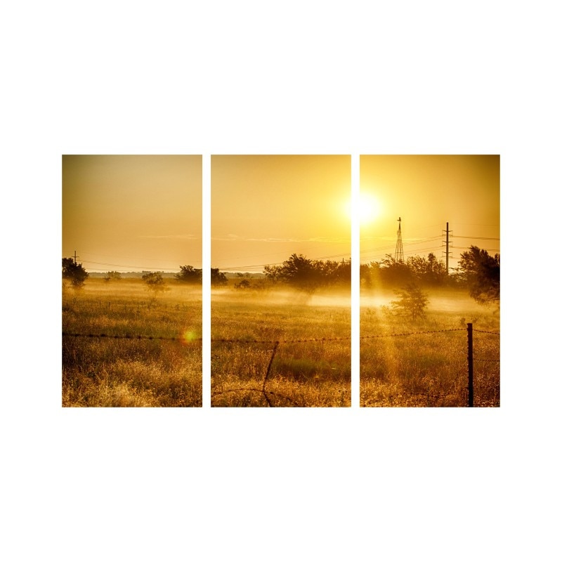 Set tablouri Multicanvas 3 piese 150x90 cm, peisaj 57