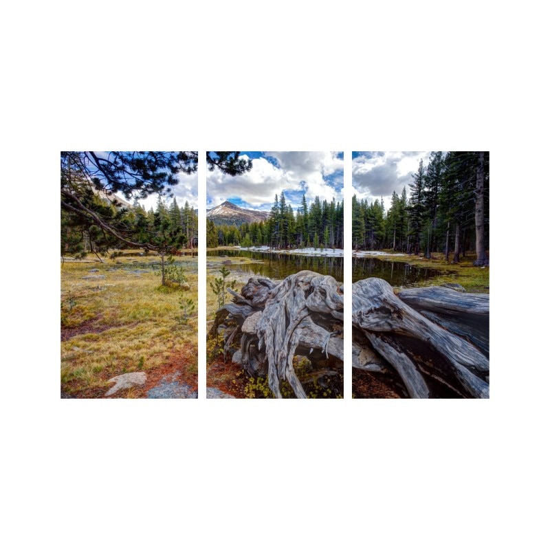 Set tablouri Multicanvas 3 piese 150x90 cm, peisaj 8