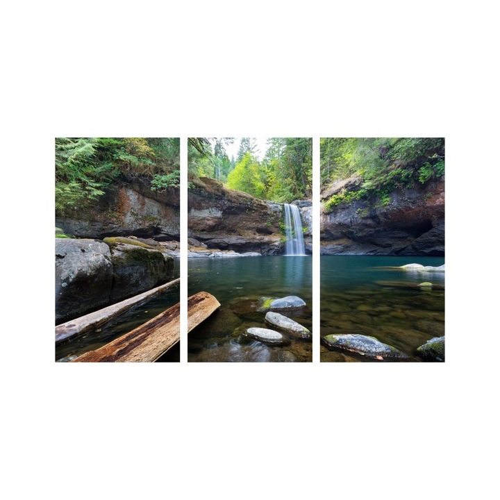 Set tablouri Multicanvas 3 piese 150x90 cm, peisaj 129