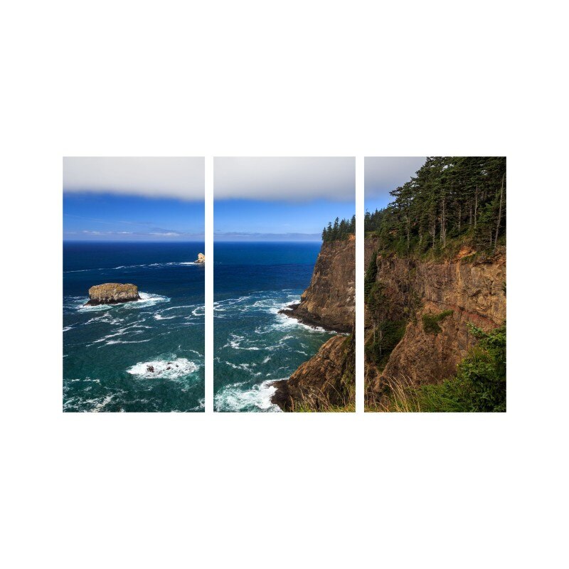 Set tablouri Multicanvas 3 piese 150x90 cm, peisaj 73