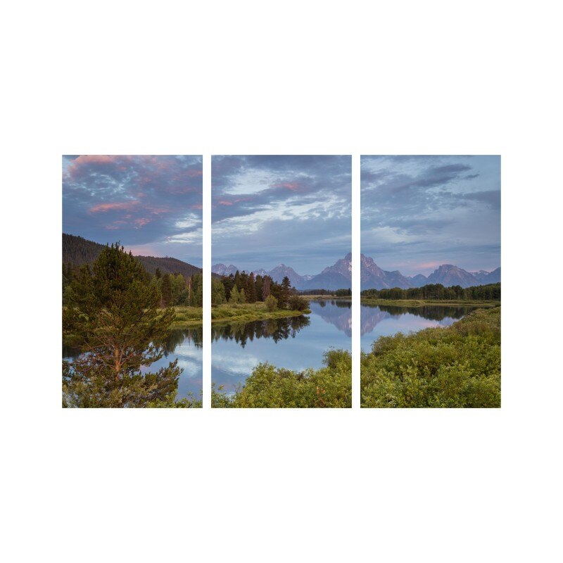 Set tablouri Multicanvas 3 piese 150x90 cm, peisaj 119