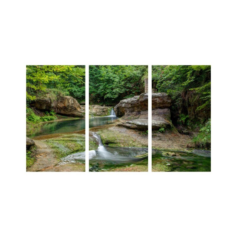 Set tablouri Multicanvas 3 piese 150x90 cm, peisaj 102