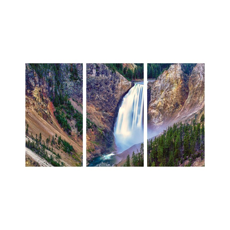 Set tablouri Multicanvas 3 piese 150x90 cm, peisaj 95