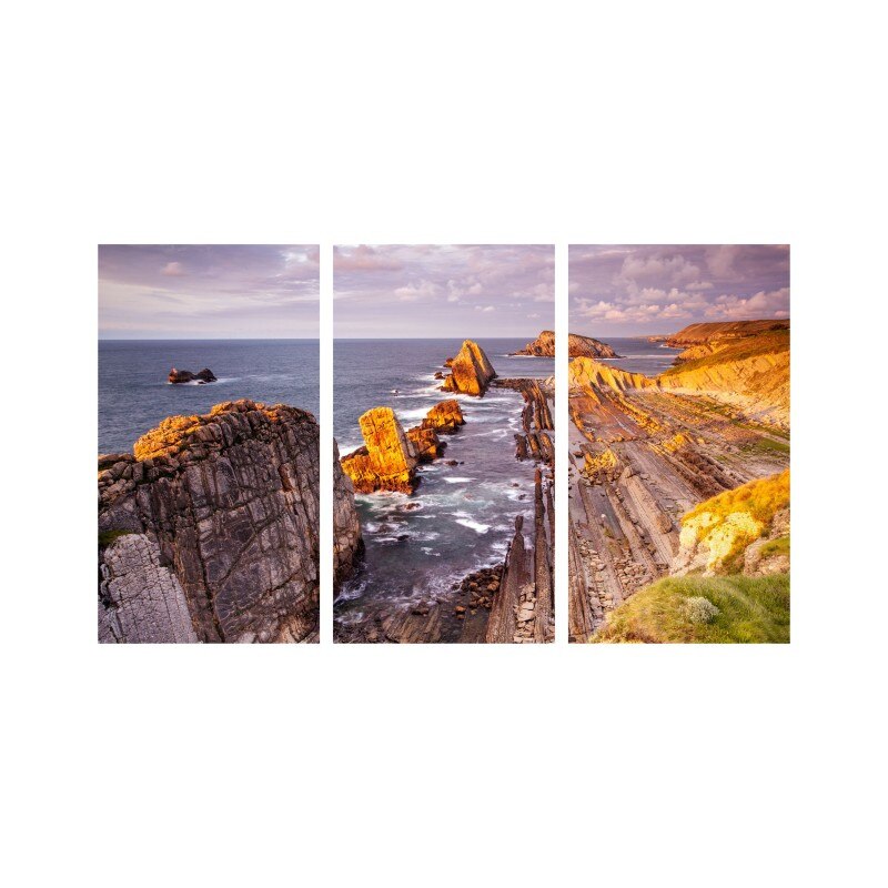 Set tablouri Multicanvas 3 piese 150x90 cm, peisaj 96