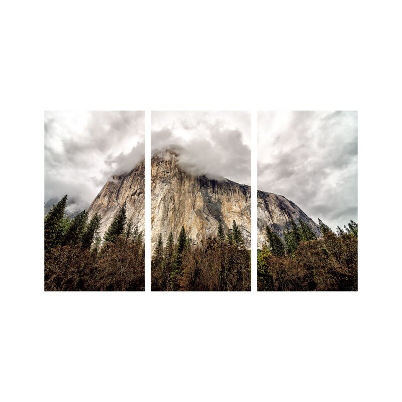 Set tablouri Multicanvas 3 piese 150x90 cm, peisaj 33