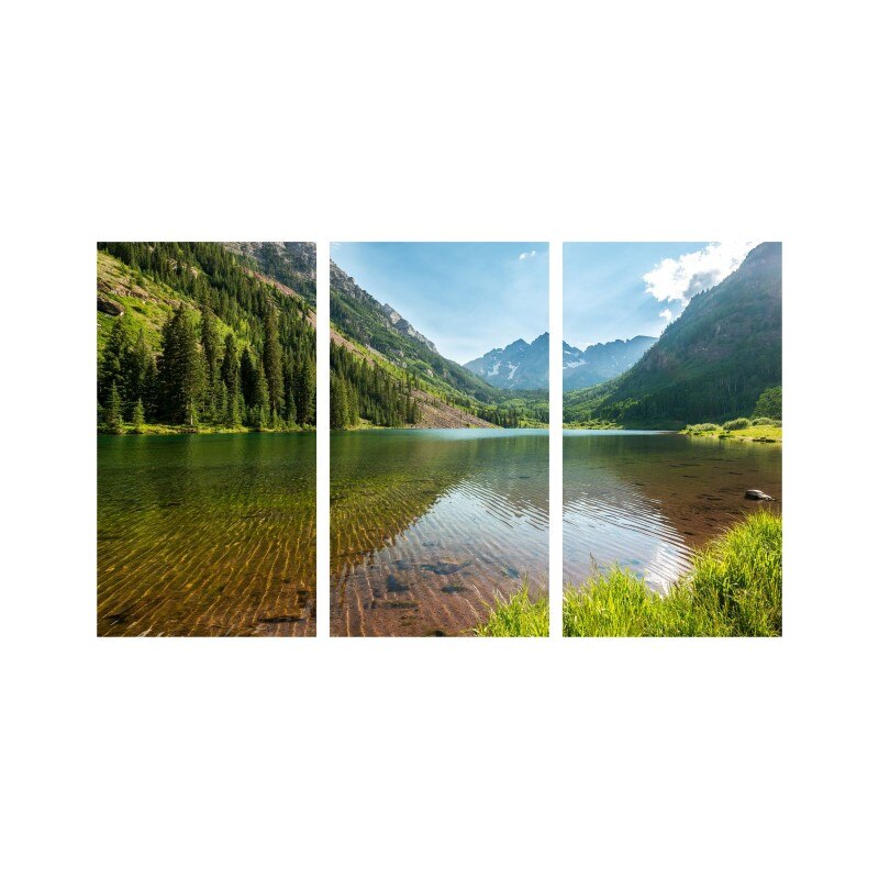 Set tablouri Multicanvas 3 piese 150x90 cm, peisaj 16