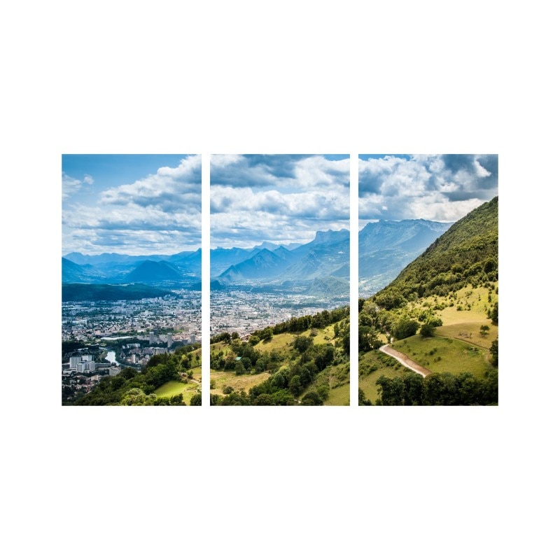 Set tablouri Multicanvas 3 piese 150x90 cm, peisaj 126