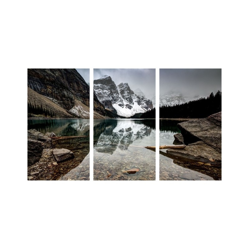 Set tablouri Multicanvas 3 piese 150x90 cm, peisaj 77