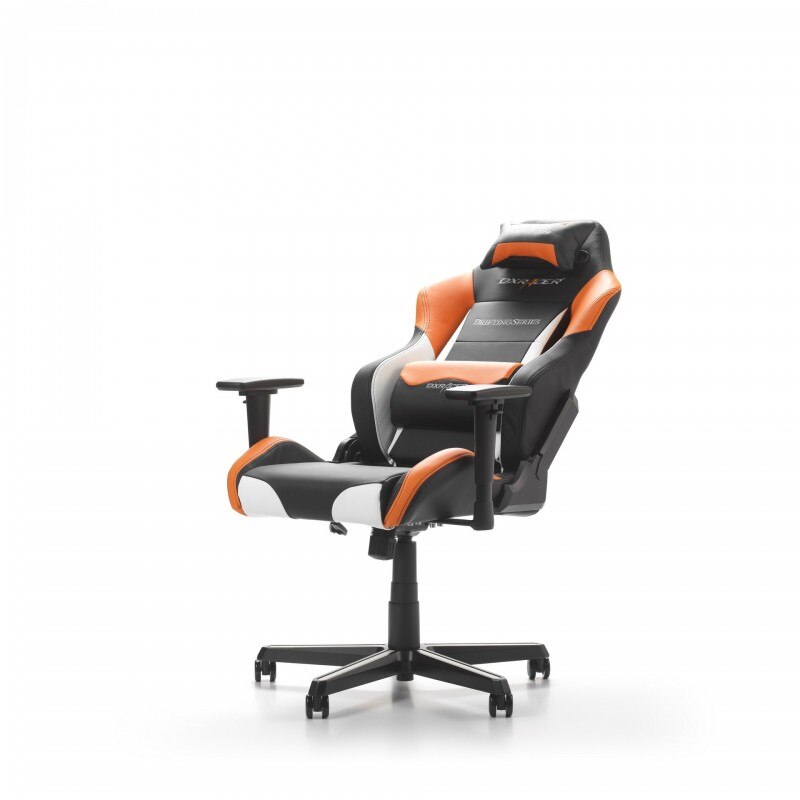 DXRacer Drifting D61 NWO fekete fehér narancs Gamer szék Gamer szék DXRacer King K06 NO FeketeNarancs