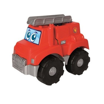 Masinuta Ecoiffier de Pompieri cu 15 Cuburi Abrick Masinuta Ecoiffier de Pompieri cu 15 Cuburi Abrick