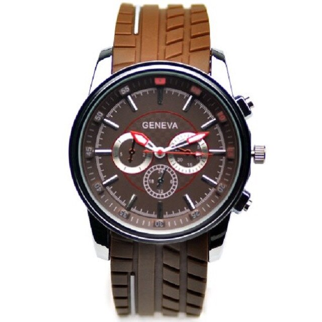 Ceas barbatesc elegant Geneva Race, maro