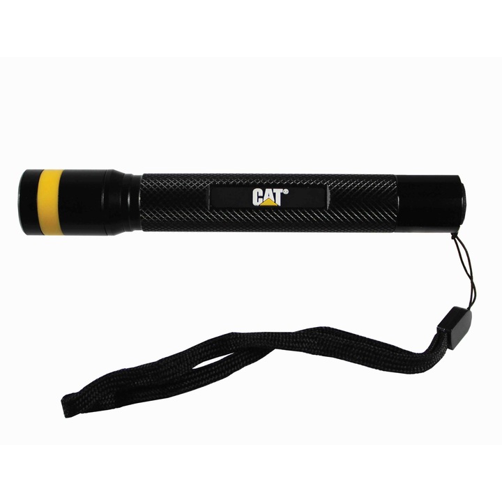 Фенер CAT CT12520, LED, 300m, 200lm, 2x AA, черен