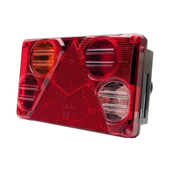 Lampa spate 232x142, 6 functii, cu triunghi, cu mers inapoi, stanga, W70P 387C Was