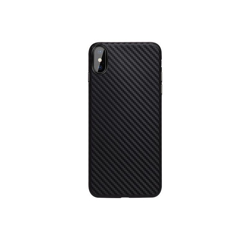 Husa Spate Upzz Carbon Fiber iPhone Xs Max Neagra