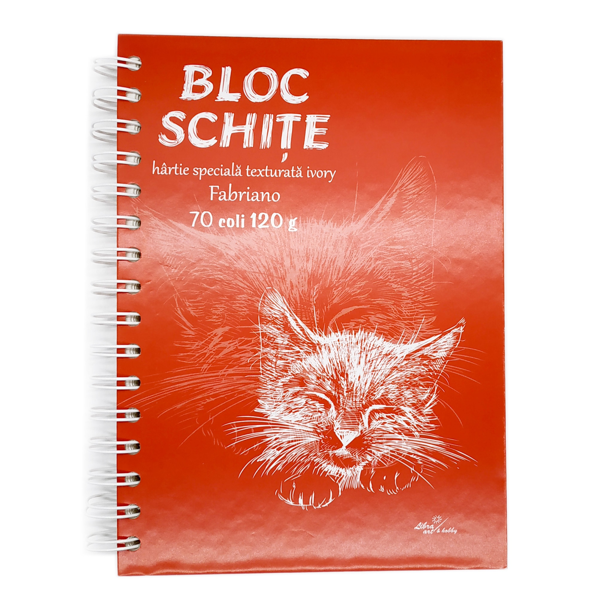 Bloc desen si schite A5 hartie Ivory Fabriano 70 coli 120 g