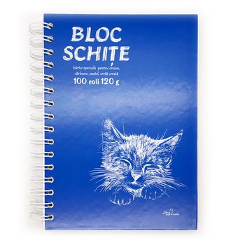 Bloc desen si schite A5 100 coli 120 g Bloc desen si schite A5 100 coli 120 g