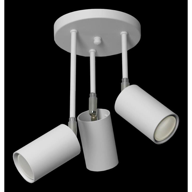 Lustra Rolos 3B Lampex, GU10, 3x40w, Gri