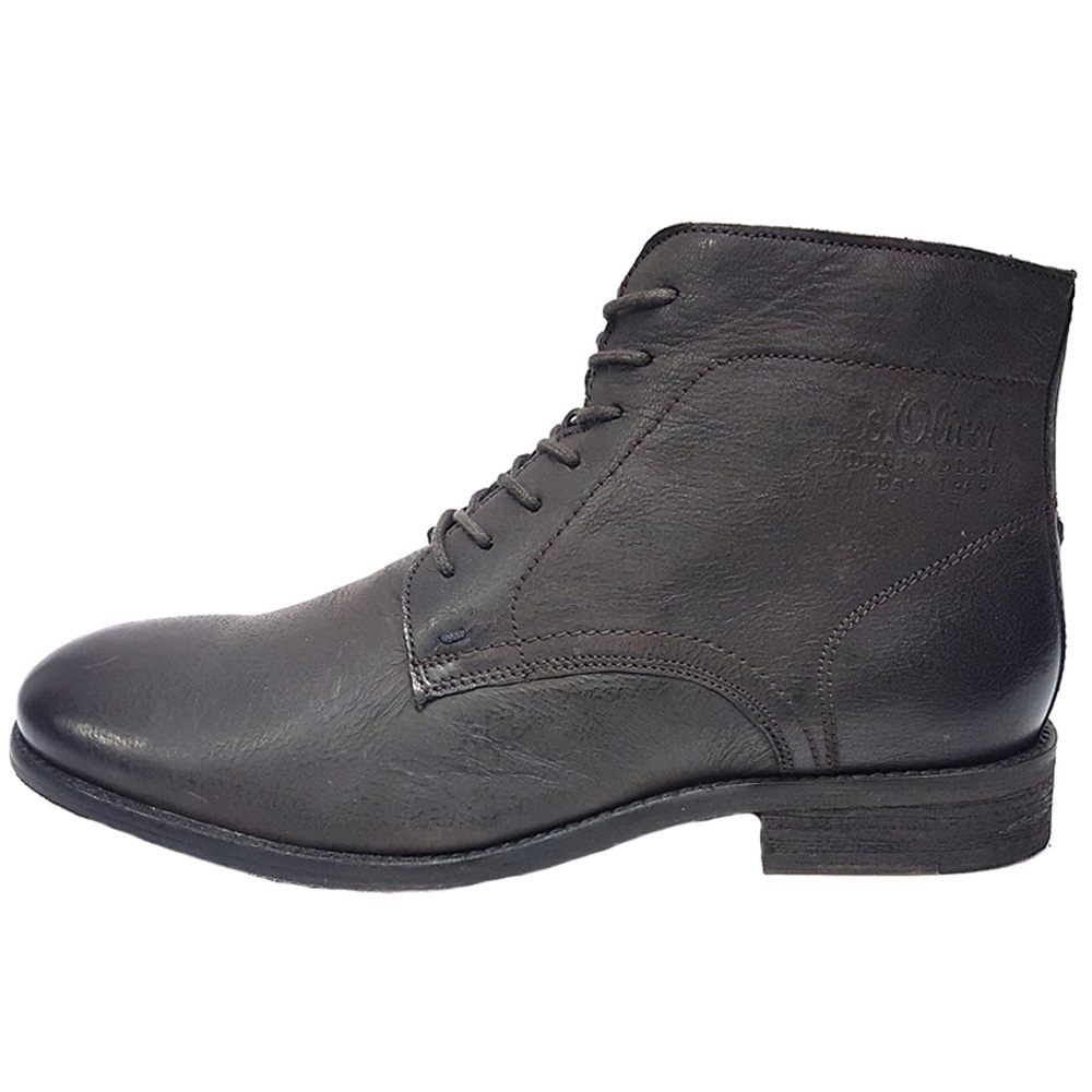 Ghete barbati, din piele naturala, marca s.Oliver, 15105-02-15, maro, Maro, 45