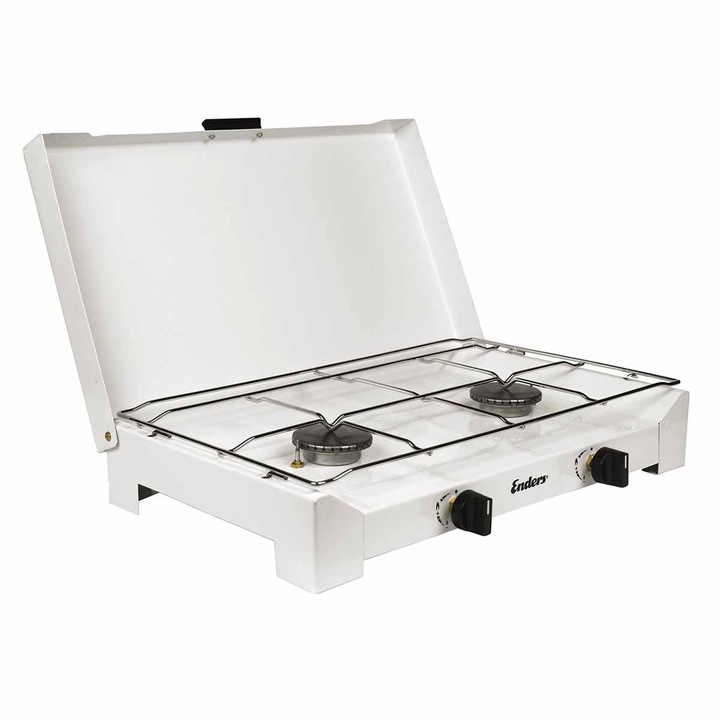 Двоен газов котлон Enders DALGETY 2Z, защита от възпламеняване, 2 котлона x 2,3 kW, бял