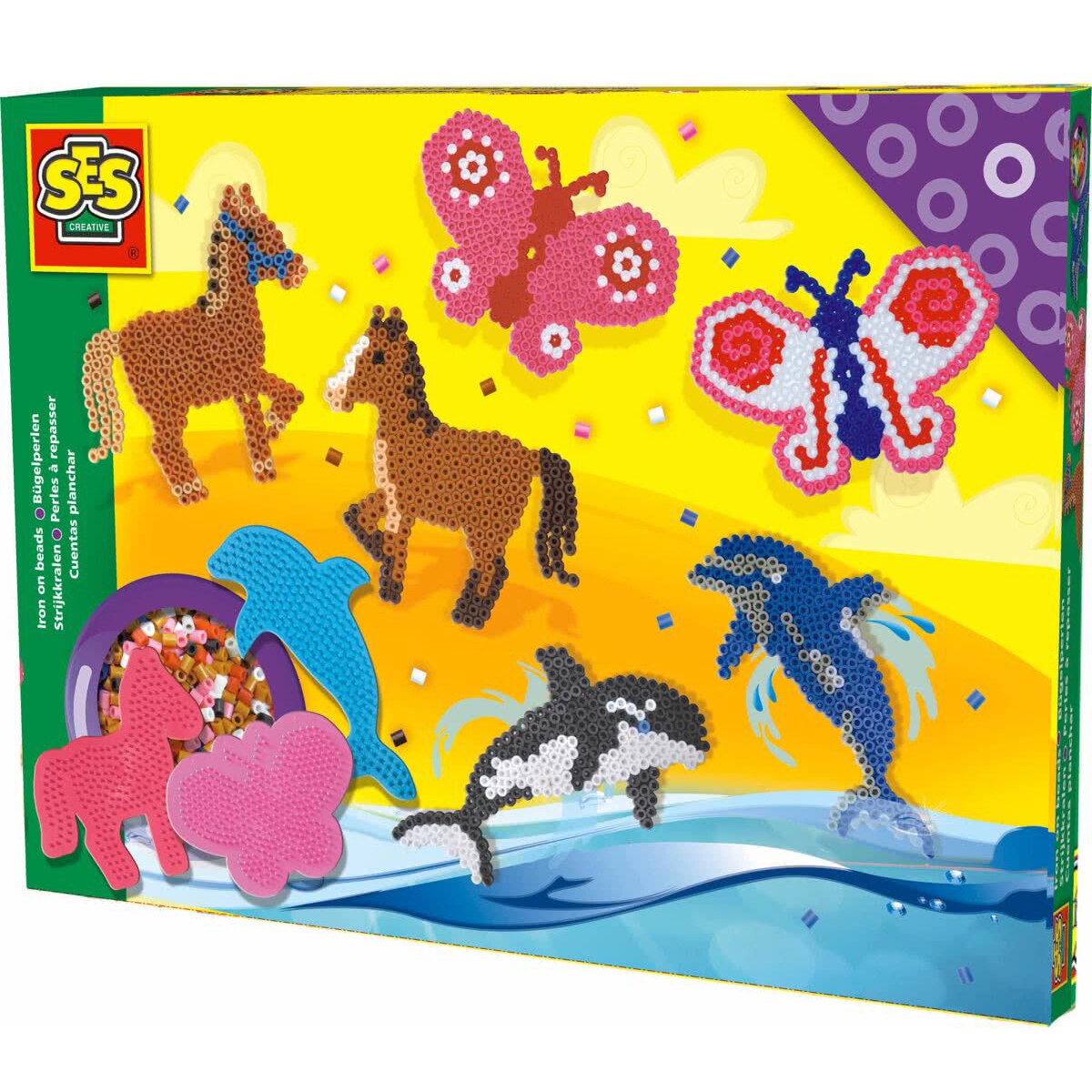 Set margele SES Beedz, Animale, 2400 buc