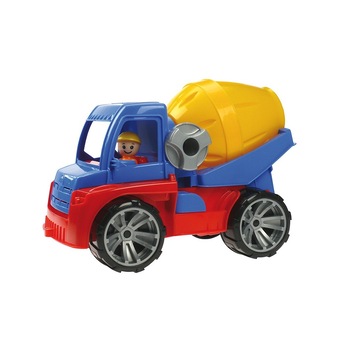 Camion betoniera Lena 04413 Truxx din plastic cu figurina 30cm Camion betoniera Lena 04413 Truxx din plastic cu figurina 30cm