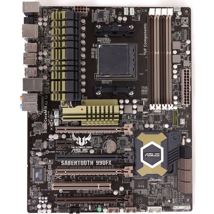 Placa de baza Asus SABERTOOTH 990FX R2.0, Socket AM3+