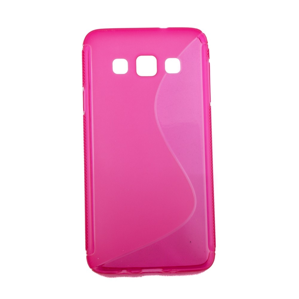 Husa Samsung Galaxy A3 A300F, silicon, s line, roz