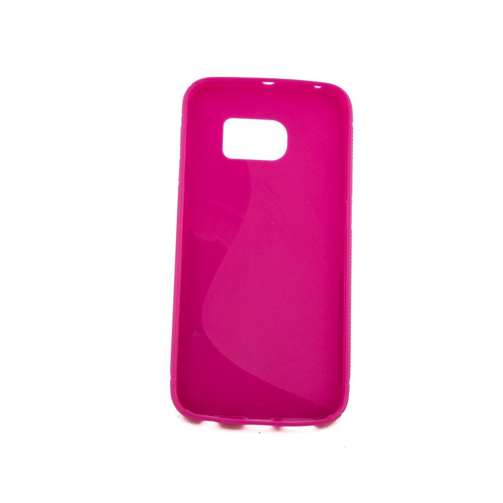 Husa Samsung Galaxy S6 Edge G925, S Line, silicon, roz