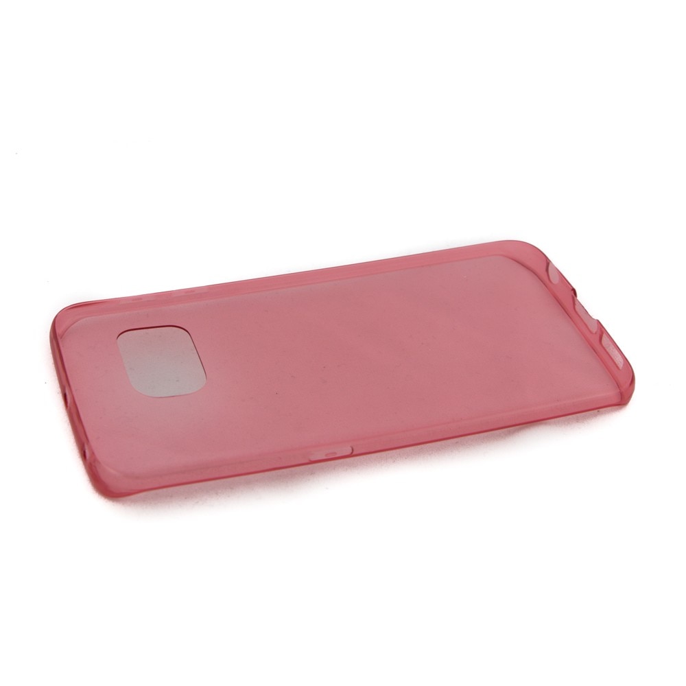 Husa Samsung Galaxy S6 Edge G925, ultra slim, silicon, rosu
