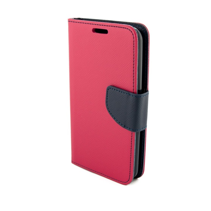 Калъф за Sony Ericsson Xperia E4G, еко кожа, ефектен, розов