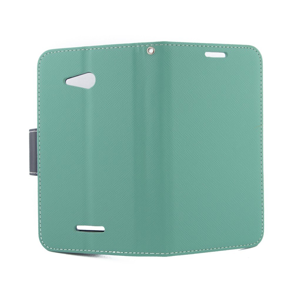 Husa Sony Ericsson Xperia E4G, piele eco, fancy, verde