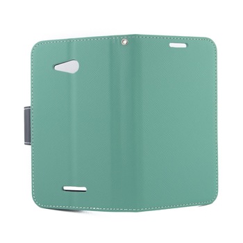 Husa Sony Ericsson Xperia E4G, piele eco, fancy, verde Husa Sony Ericsson Xperia E4G, piele eco, fancy, verde