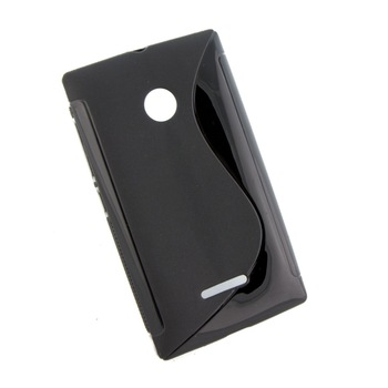 Husa Microsoft Lumia 532, silicon, S Line, negru Husa Microsoft Lumia 532, silicon, S Line, negru