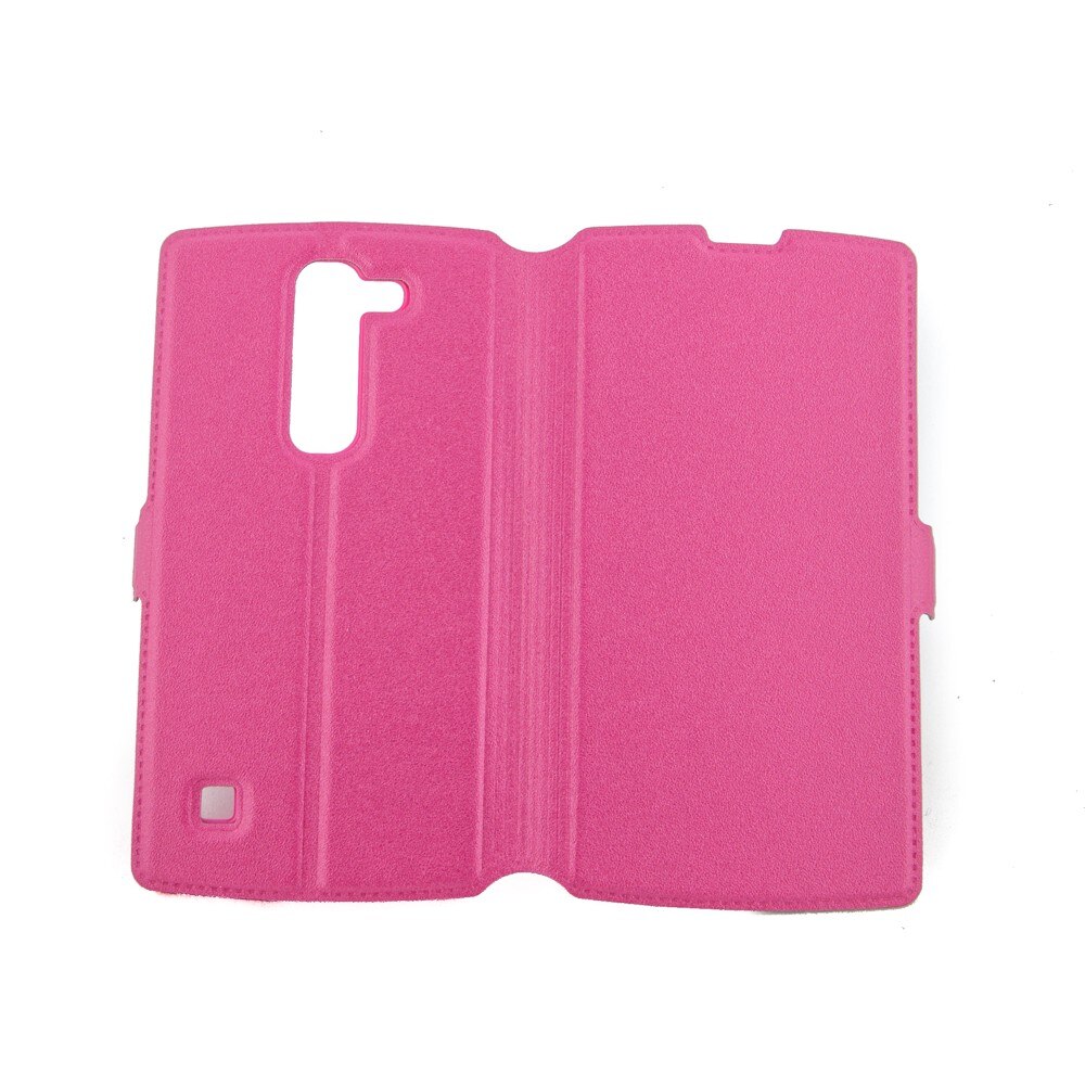 Husa LG L Spirit H440N, Pocket Book, piele ECO, roz